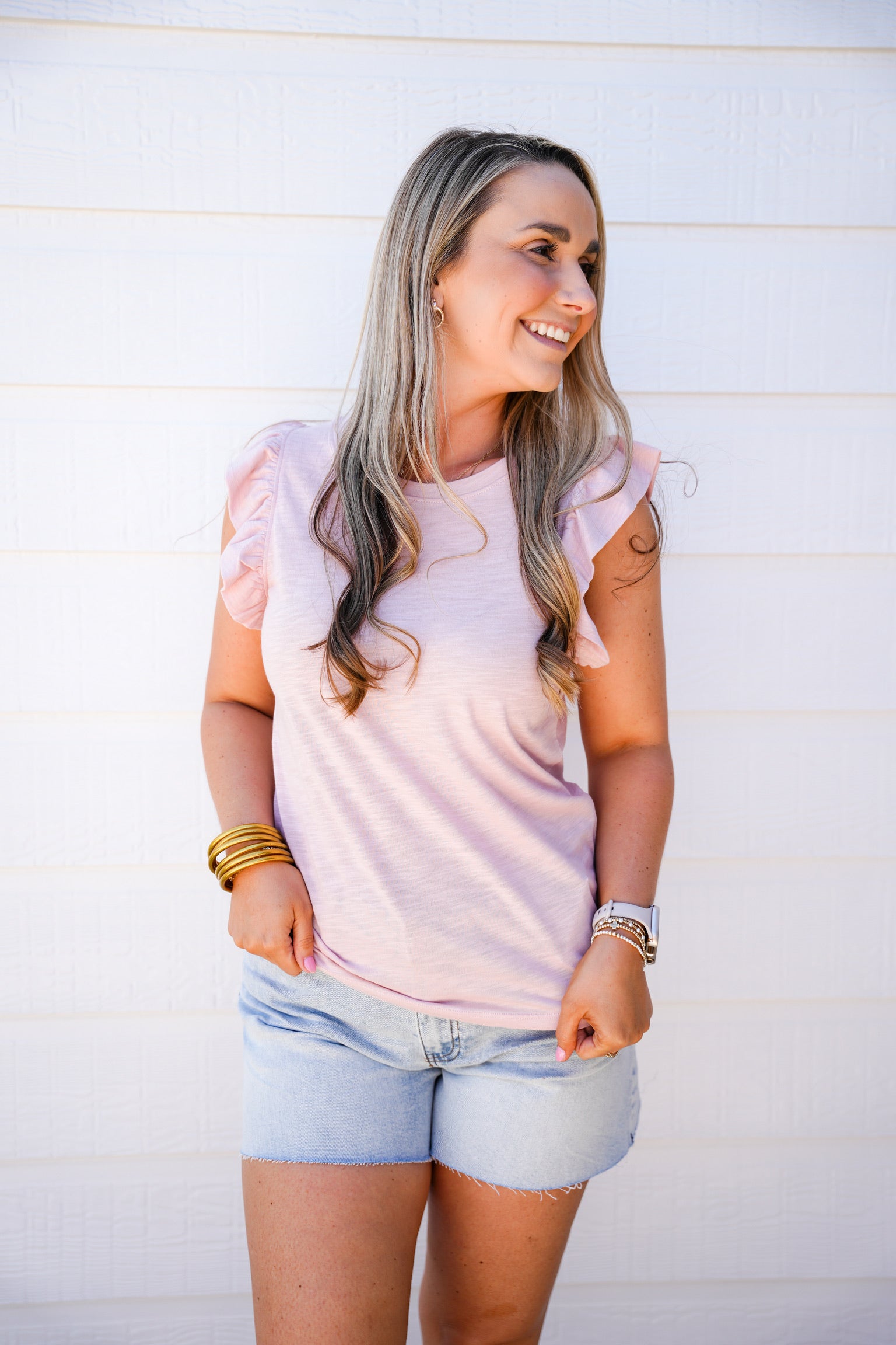 North Tank - Petal Pink - Southern Belle Boutique