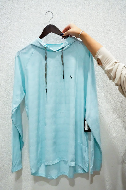 Oysterman Hoodie - Iced Aqua