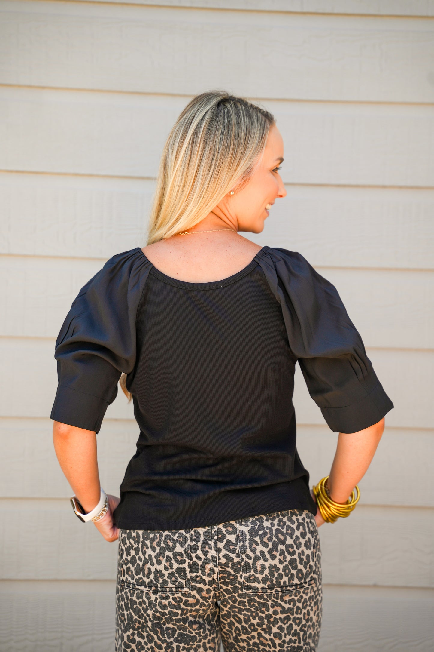 Kera Top - Black - Southern Belle Boutique