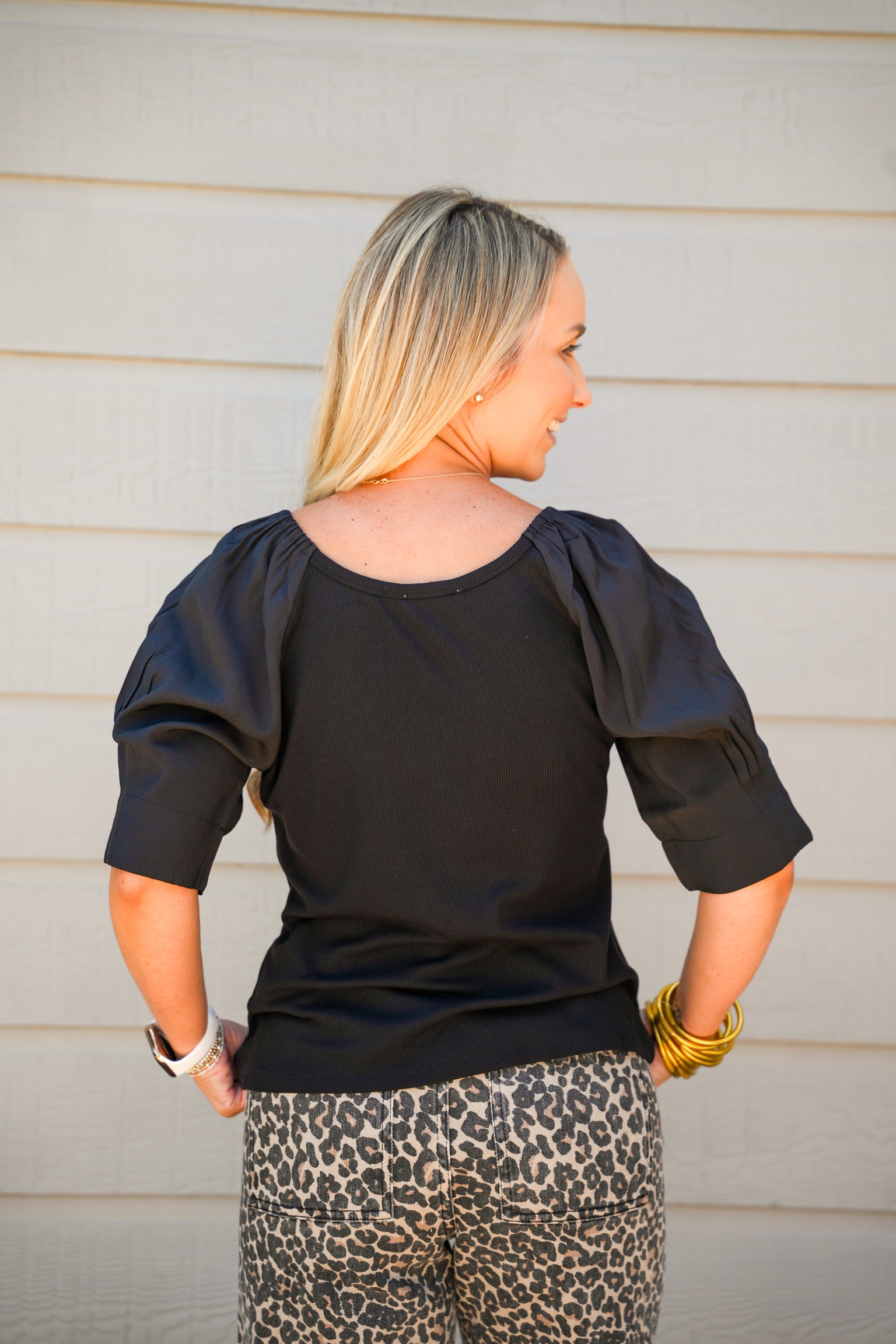 Kera Top - Black - Southern Belle Boutique
