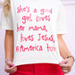 She's a Good Girl Cropped Tee - Southern Belle Boutique