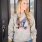 Faux Rhinestone Duck Sweatshirt