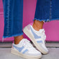 Grandslam Trident Trainer White/Air Fluro Pink Sneakers - Southern Belle Boutique
