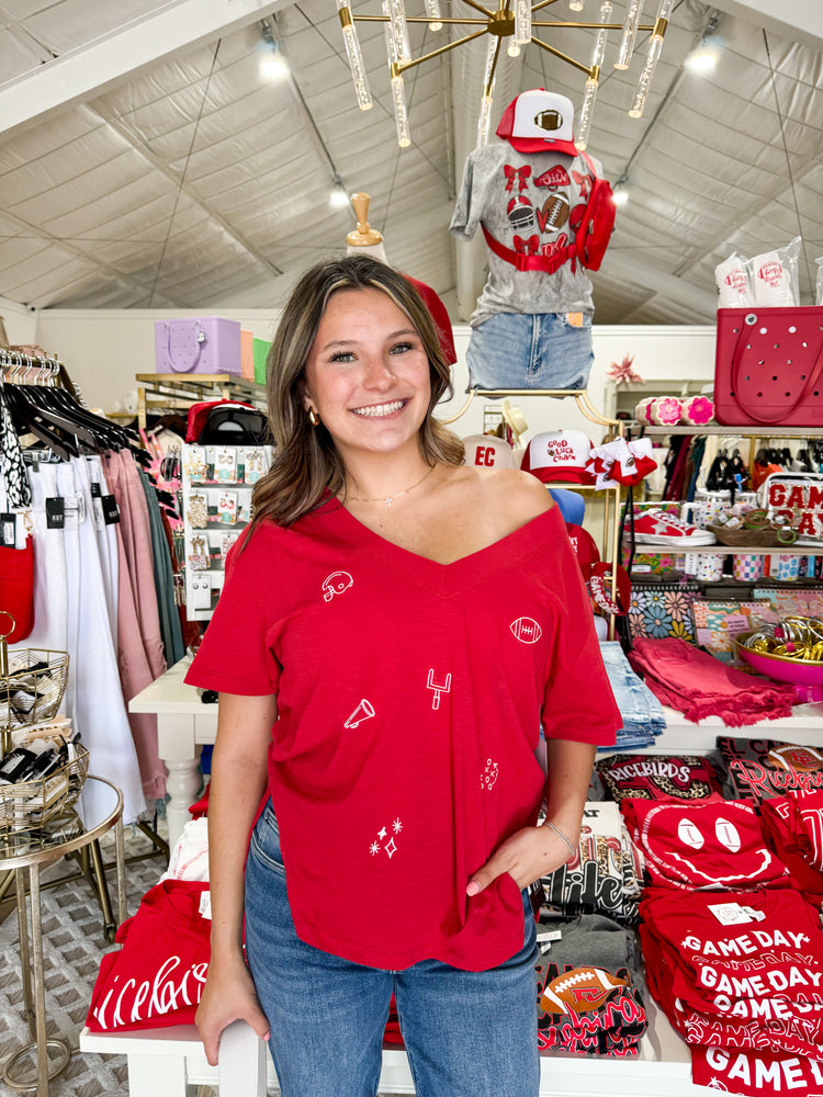 Football Elements Tee - Red