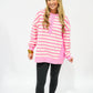 Cutie in Pink Striped Top - Southern Belle Boutique