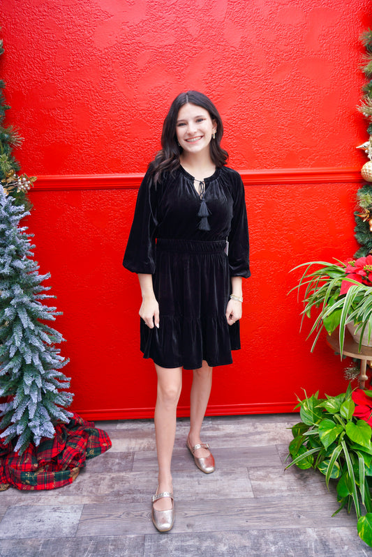 Gillian Dress - Black - Southern Belle Boutique