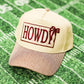Howdy Bow Trucker Hat - Maroon Striped - Southern Belle Boutique