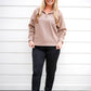 Plush Half-Zip Fleece Pullover - Toast