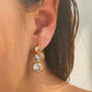 Teardrop Stone Drop Stud