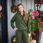 Olive Green Lounge Pant Set