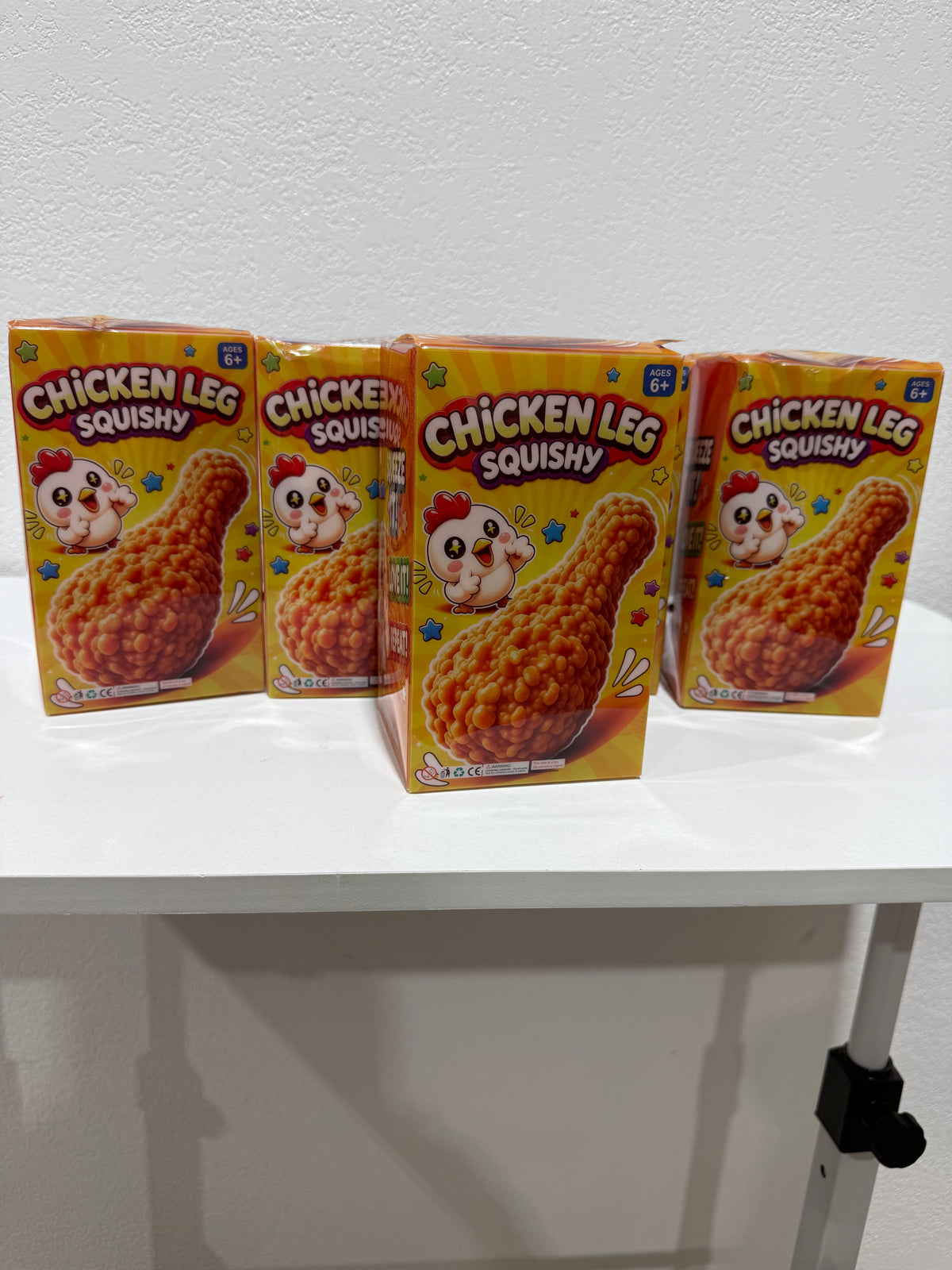 Chrispy Chicken Leg Squishy in Box