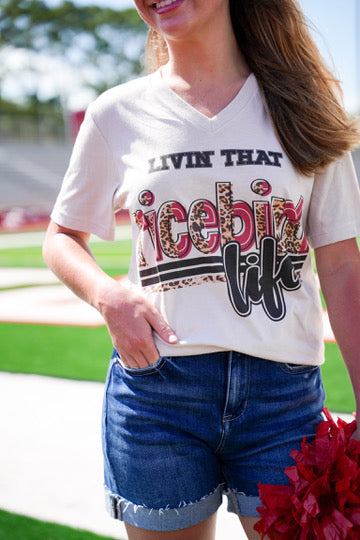 Livin' That Ricebird Life Tee - Southern Belle Boutique