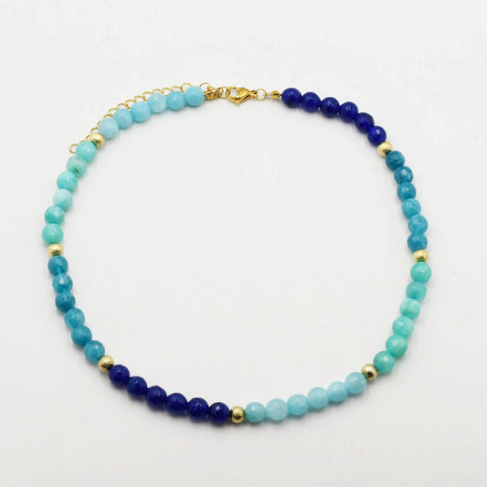 Aquamarine Gemstone Necklace - Southern Belle Boutique