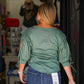 Keely Top - Slate Green - Southern Belle Boutique
