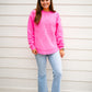Pink Heart Sweatshirt - Southern Belle Boutique