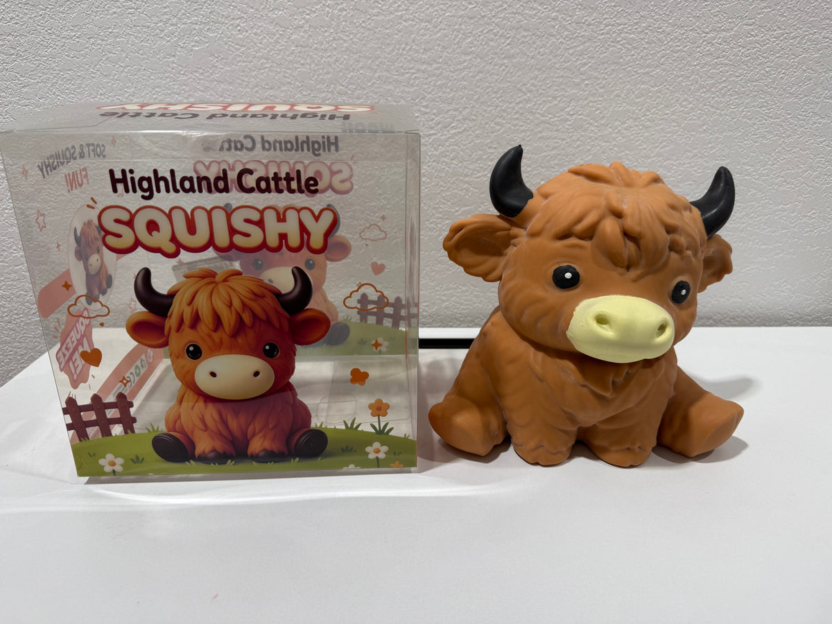 Jumbo Highland Cow Squishy - Southern Belle Boutique