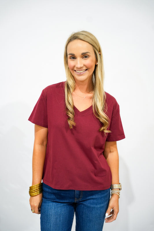 Amaya Tee - Bordeaux