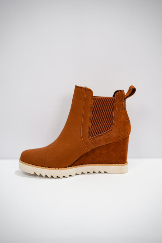 Maddie Boot Dk Brown Suede - Southern Belle Boutique