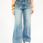Maya High Rise Wide Leg Patch Jean - Affection - Southern Belle Boutique