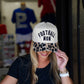 Football Mom Leopard Trucker Hat