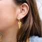 Skinny Heart Earrings - Southern Belle Boutique