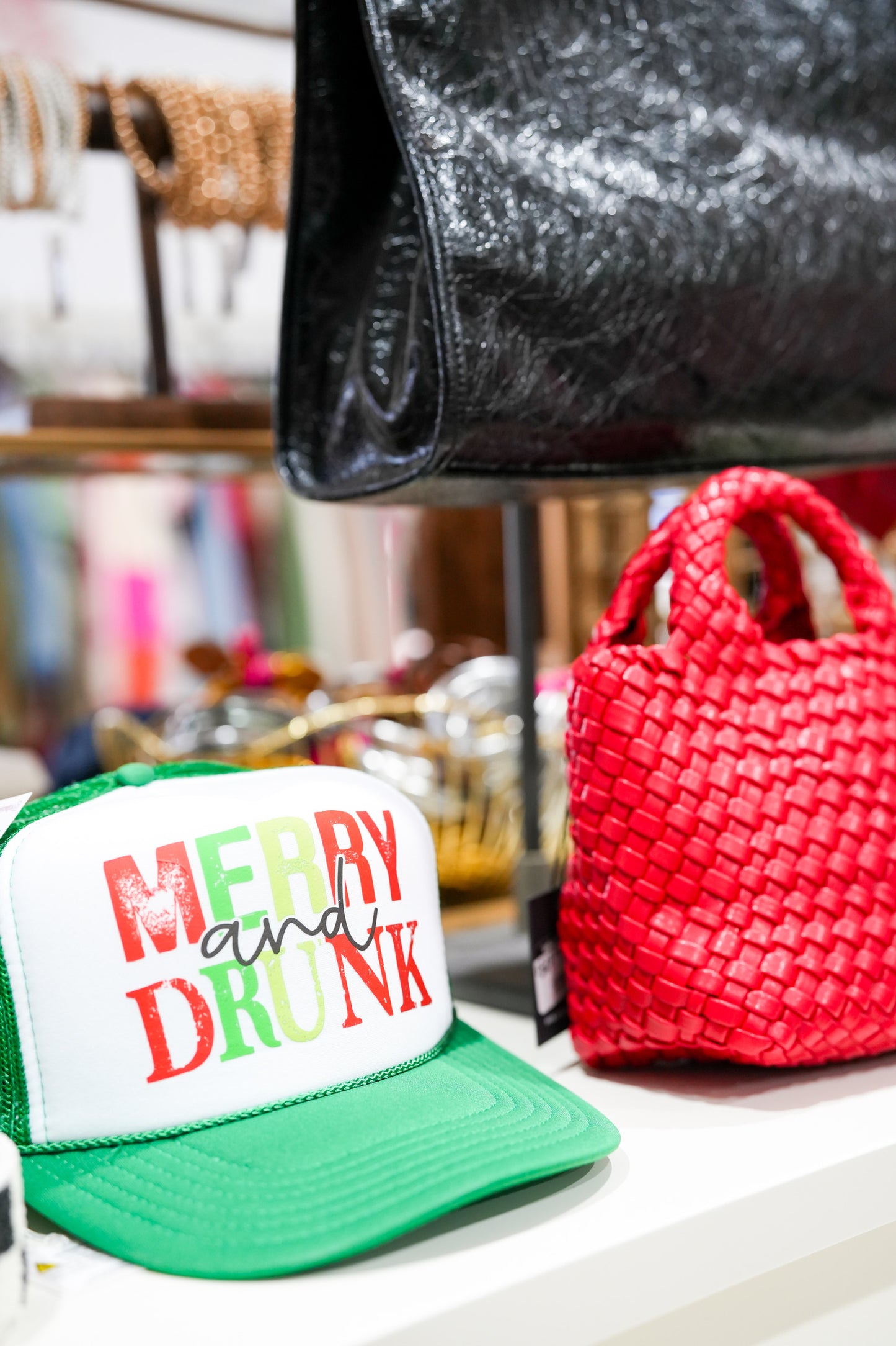 Merry & Drunk Trucker Hat - Southern Belle Boutique