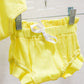 Butter Yellow Ribbed Set - Southern Belle Boutique