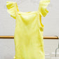 Butter Yellow Ribbed Set - Southern Belle Boutique