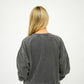 Zella Top - Black Acid Wash