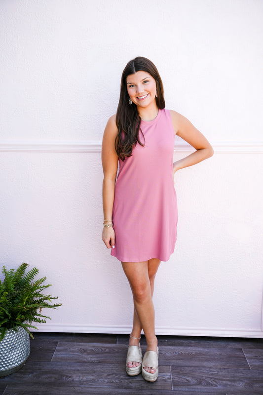 Justine Dress - Soft Cherry - Southern Belle Boutique