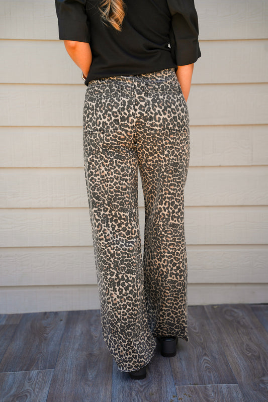Leopard Print Pants - Southern Belle Boutique