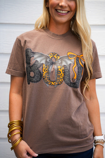 Boo Lace Coquette Tee