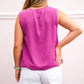 Dark Mauve Crinkle Top - Southern Belle Boutique