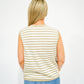 Havanna Striped Sweater Tank - Southern Belle Boutique