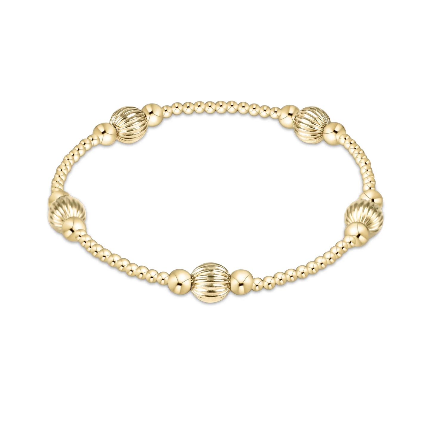 Purpose Dignity 6MM Bead Bracelet - Gold