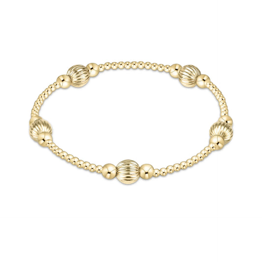 Purpose Dignity 6MM Bead Bracelet - Gold