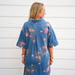 Denim Floral Dress