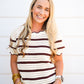 Espresso Scalloped Neck Sweater