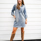 Anika Denim Dress - Medium Wash