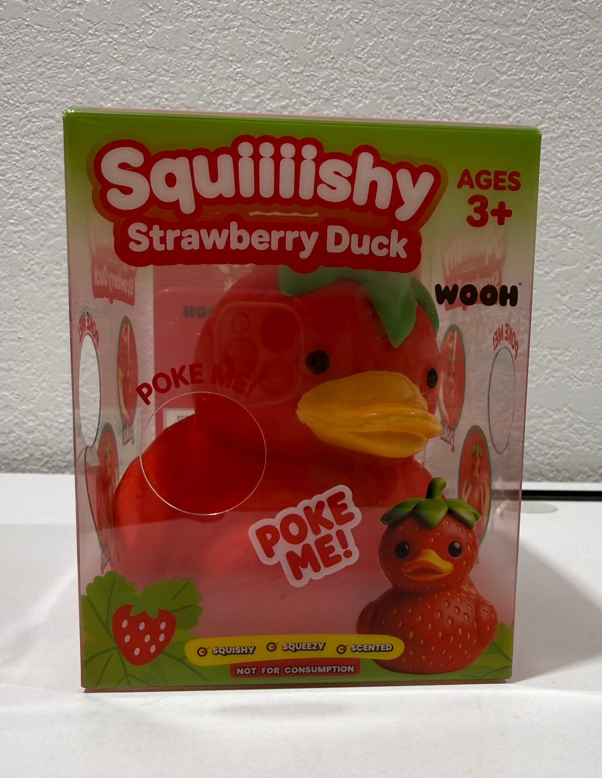 Strawberry Duck Squishy