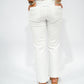 Kelsey High Rise Flare Pant - White - Southern Belle Boutique