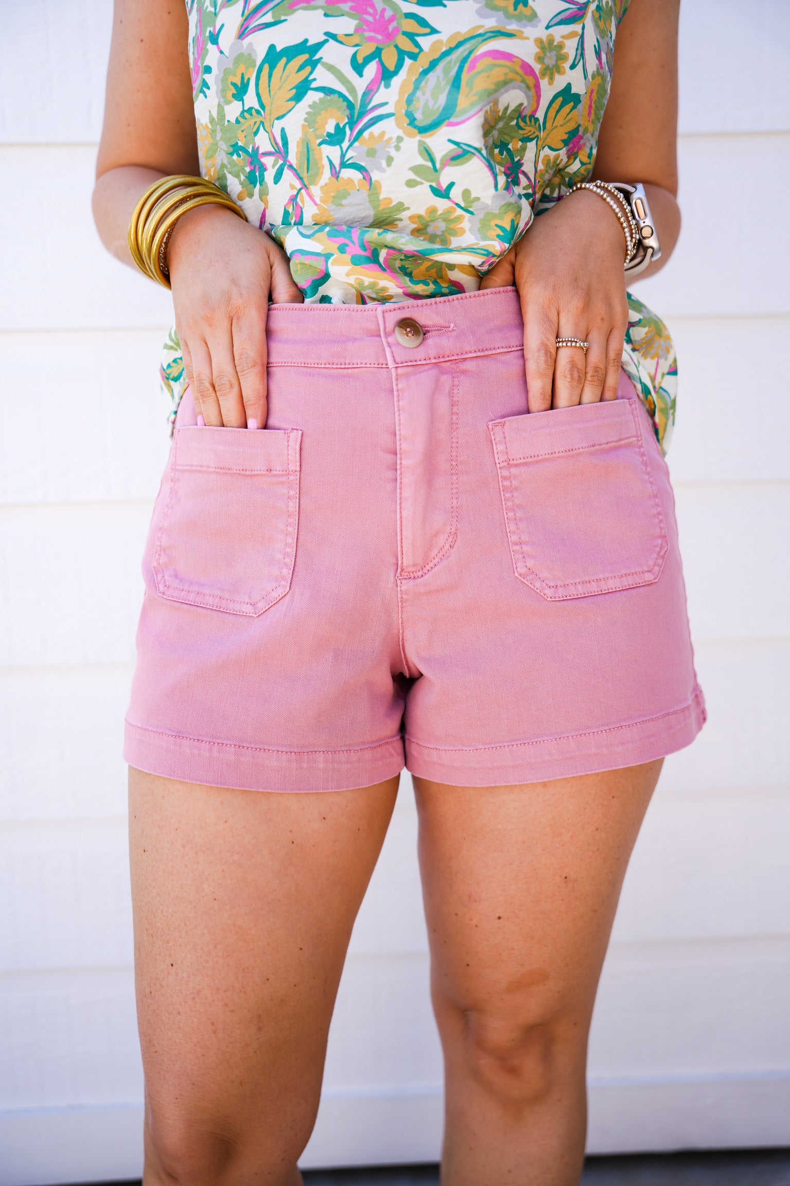 Carlisle Short - Soft Cherry - Southern Belle Boutique