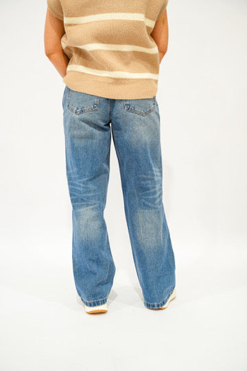 MidRise Denim Jeans w/Stud Detail - Southern Belle Boutique