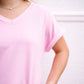 French Terry Top - Lt Pink - Southern Belle Boutique