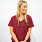Amaya Tee - Bordeaux