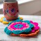 Crochet Coaster Set - Granny - Southern Belle Boutique