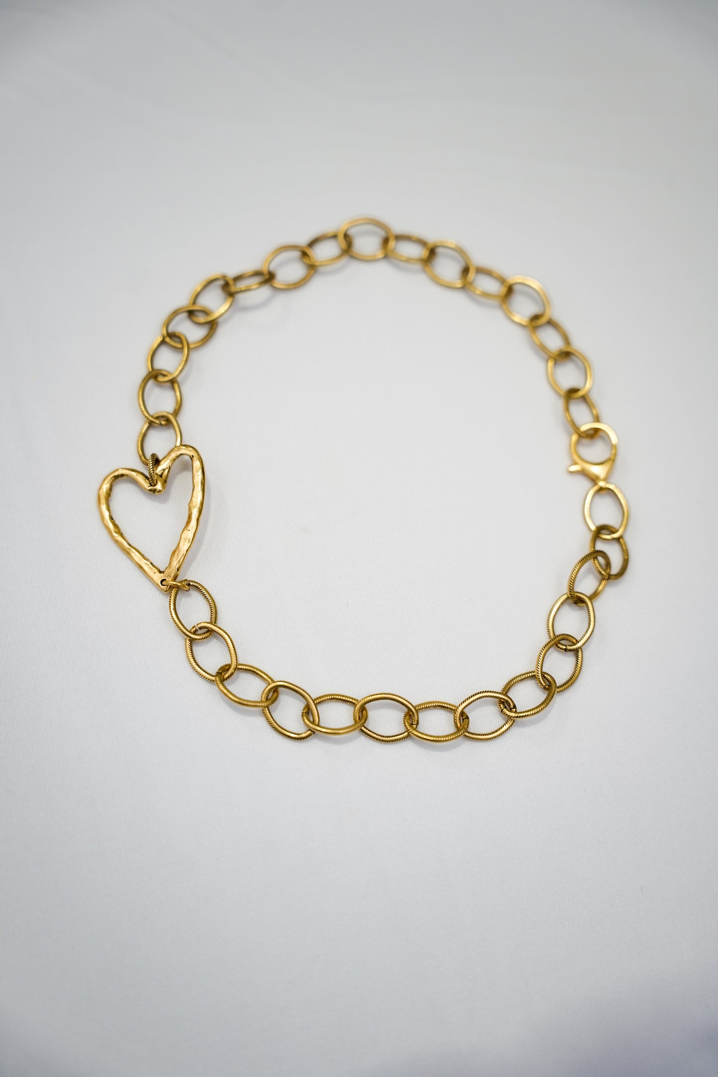 Gold Heart Choker - Southern Belle Boutique