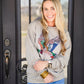Faux Rhinestone Duck Sweatshirt