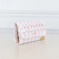 Ruffled Jewelry Fold - Pink Polka Stripe