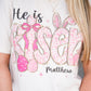 He Is Risen Bunny Tee - Southern Belle Boutique